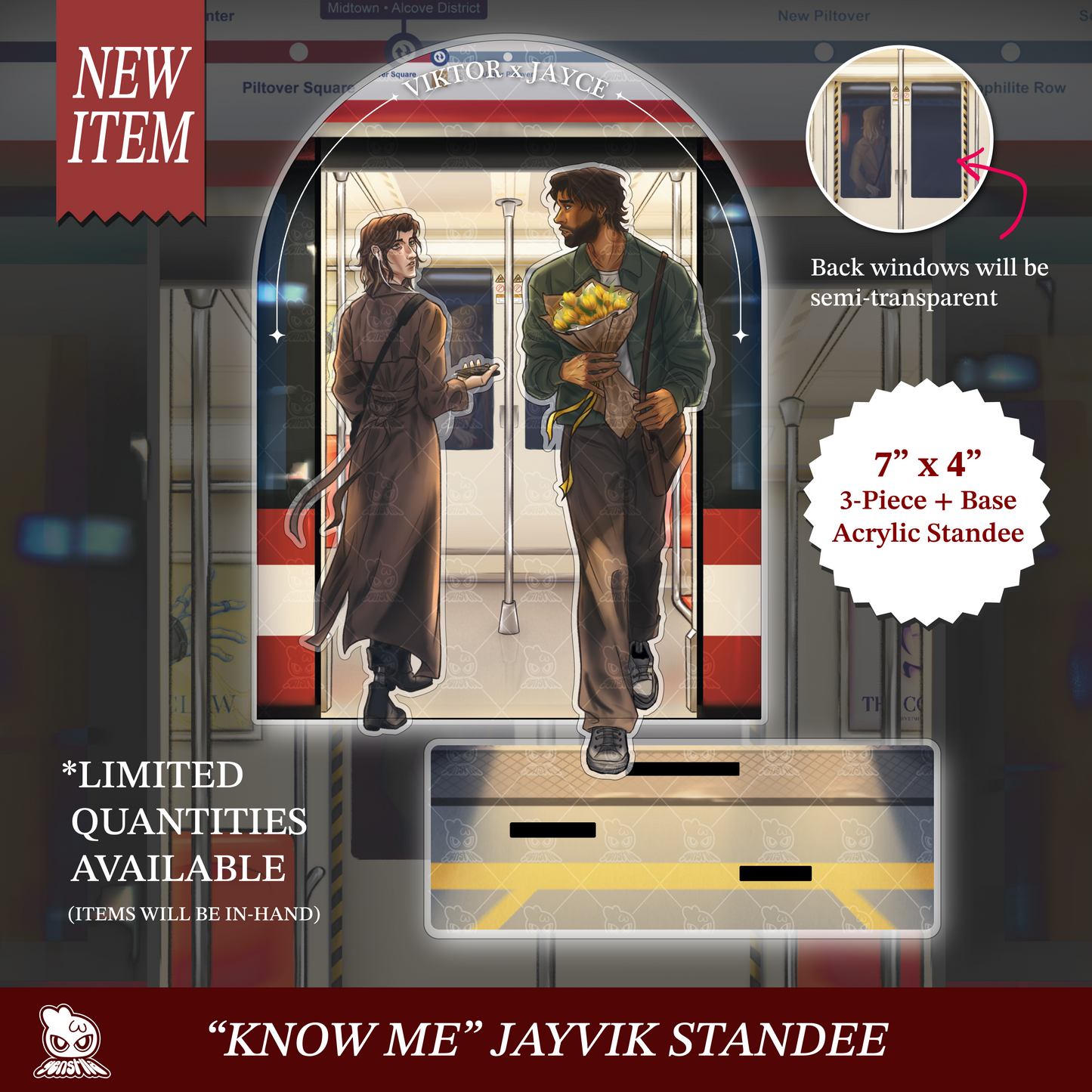 'Know Me' Jayvik Train Standee (LIMITED STOCK)